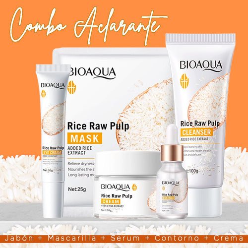 Combo aclarante de arroz
